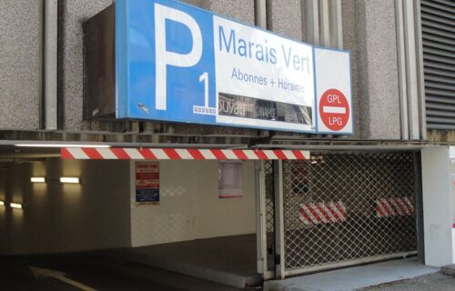 Parking Strasbourg Halles P1 Marais vert