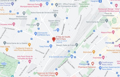 Parking couvert pour moto / scooter  sécurisé 47 rue de vouillé 75015 Paris