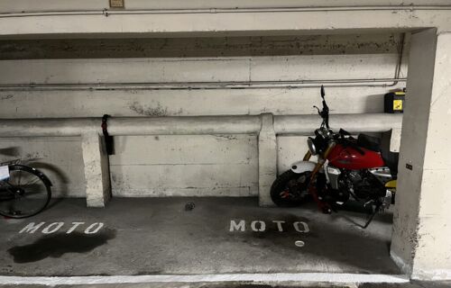 Parking moto quartier Chavant à Grenoble
