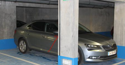 Place de parking -sous sol sécurisé - portail télécommandé