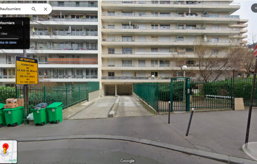 Place de Parking Idéale à Louer – Paris 19e, 19 Rue des Chaufourniers – 100 /mois