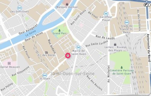 13m² St-Ouen, parking neuf et sécurisé, à 3min du métro 14/13