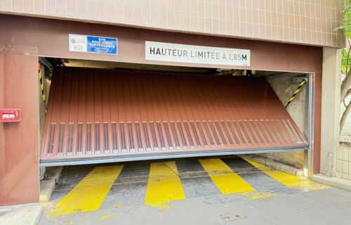 Location parking voiture dans résidence, Paris 13 près Place d'Italie