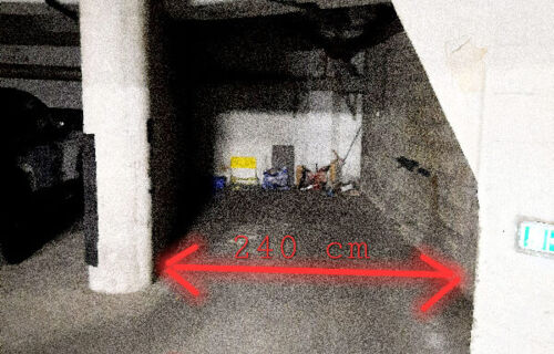 Espace ouvert dans parking sous-terrain Paris 15e